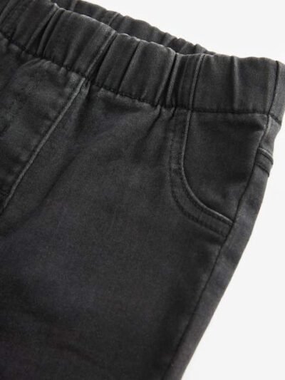 Black Denim 1 Pack Elasticated Waist Jeggings