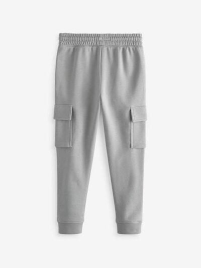 Grey Slim Fit Cargo Rich Joggers