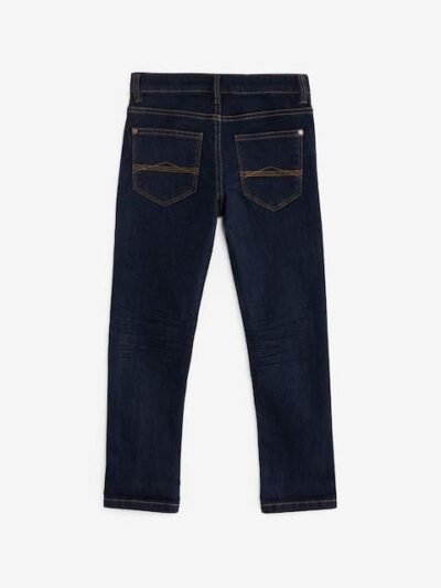 Blue Dark Regular Fit Stretch Jeans