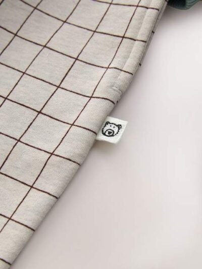 Blue Bear Single Sweatshirt And Stripe Joggers Set