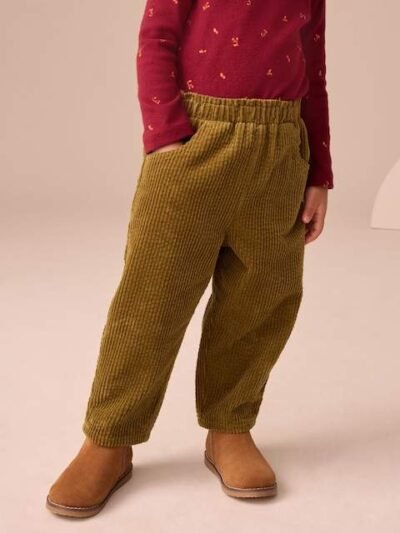 Olive Green Cord Trousers