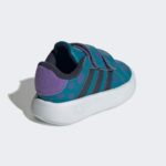Adidas Grand Court Disney Sulley Fleece Lined Kids Shoes