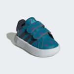 Adidas Grand Court Disney Sulley Fleece Lined Kids Shoes