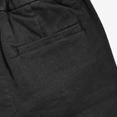 Black Stretch Chino Trousers