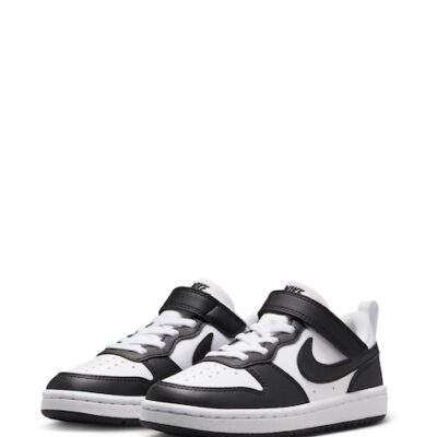 Nike Black/White Junior Court Borough Low Recraft Trainers