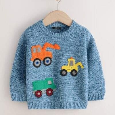 Blue Diggers Knitted Jumper
