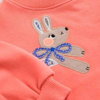 Red Character Relaxed Sweat Dress