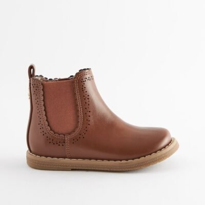 Tan Brown Standard Fit (F) Chelsea Ankle Boots
