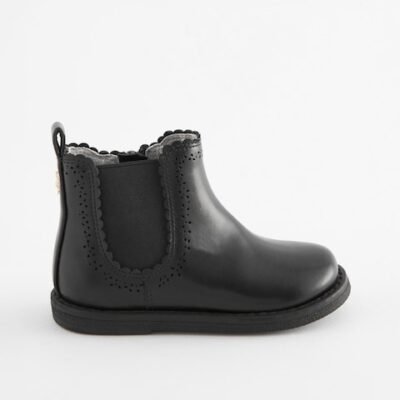 Black Standard Fit (F) Chelsea Ankle Boots