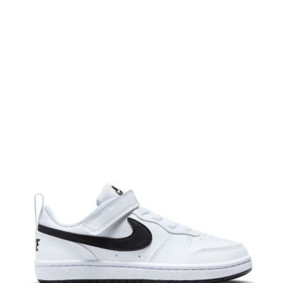 Nike White/Black Junior Court Borough Low Recraft Trainers