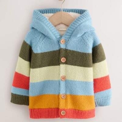 Multi Bright Stripe Character Cardigan