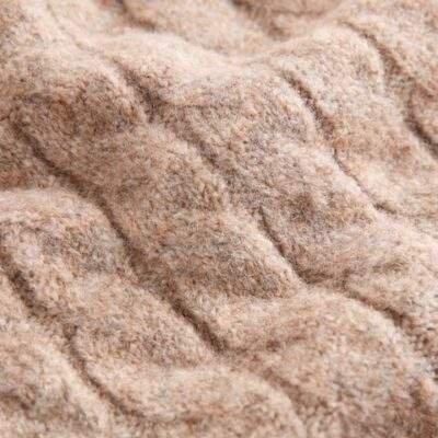 Neutral Knitted Henley Jumper