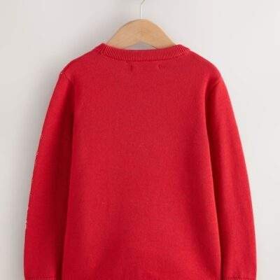 Red Reindeer Christmas Jumper