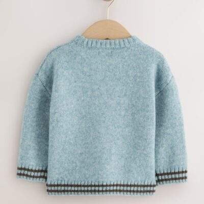 Blue NYC Knitted Jumper