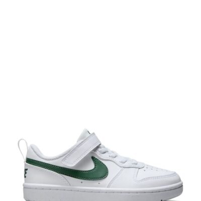 Nike White/Fir Green Junior Court Borough Low Recraft Trainers
