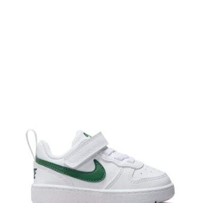Nike White/Fir Green Infant Court Borough Low Recraft Trainers