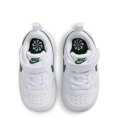 Nike White/Fir Green Infant Court Borough Low Recraft Trainers