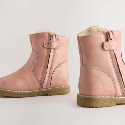 Pink Ankle Western Boots