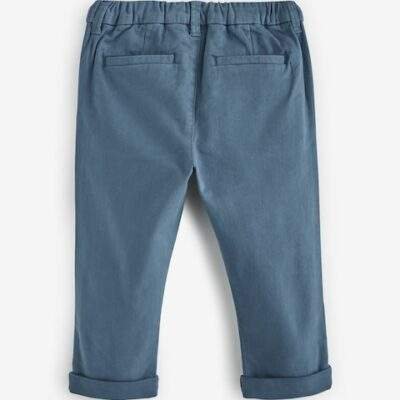 Blue Stretch Chino Trousers