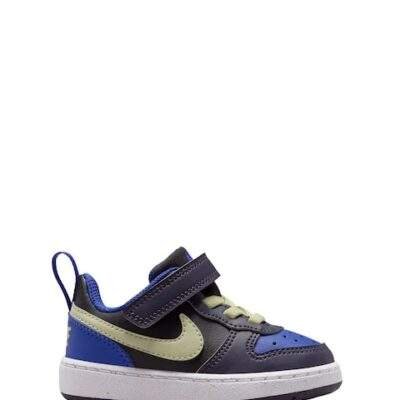 Nike Black Olive Purple Infant Court Borough Low Recraft Trainers