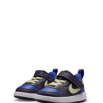 Nike Black Olive Purple Infant Court Borough Low Recraft Trainers