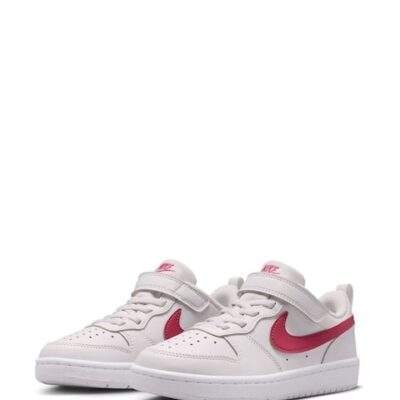 Nike Pink Beet Junior Court Borough Low Recraft Trainers