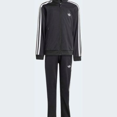 adidas Originals Black Firebird Little Kids Tracksuit