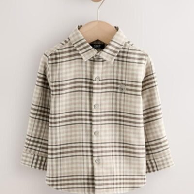 Neutral/Tan Long Sleeve Character Shirt