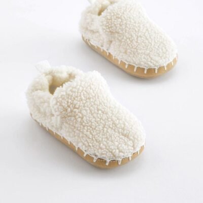 Neutral Cosy Slip-On Baby Shoes