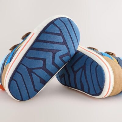 Blue Baby Touch Fastening Trainers
