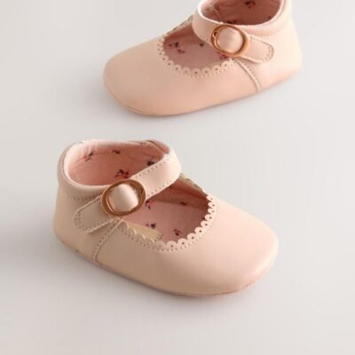 Pink Mary Jane Baby Shoes