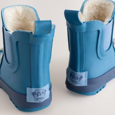 Blue Paw Patrol Warm Lined Ankle Wellies