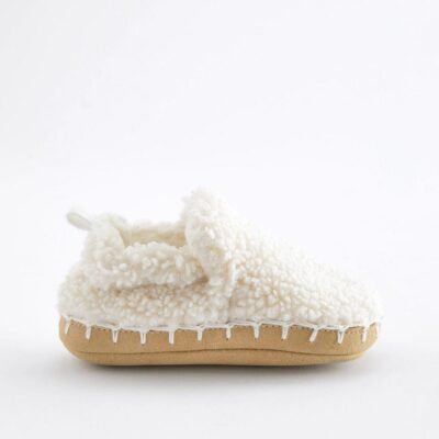 Neutral Cosy Slip-On Baby Shoes