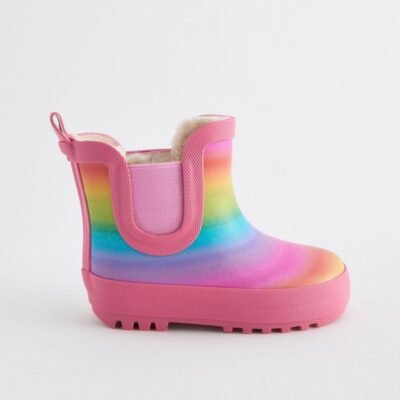 Multi Rainbow Chelsea Wellies