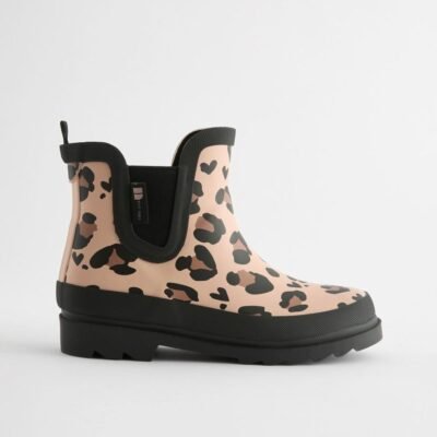 Animal Print Chelsea Wellies