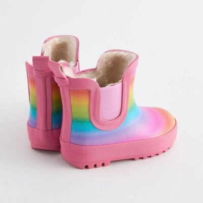 Multi Rainbow Chelsea Wellies
