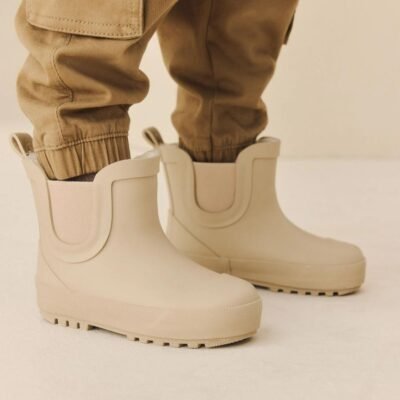 Neutral Warm Lined Ankle Wellies