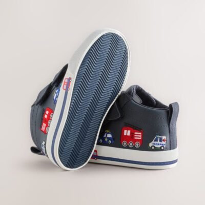 Navy Transport Standard Fit (F) Touch Fastening Boots