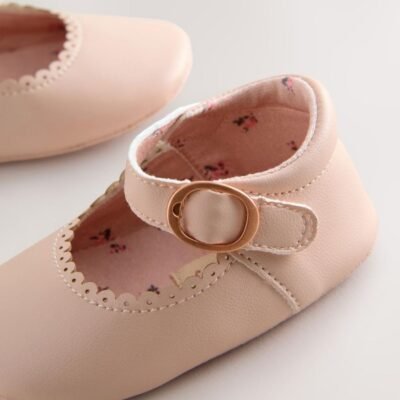 Pink Mary Jane Baby Shoes