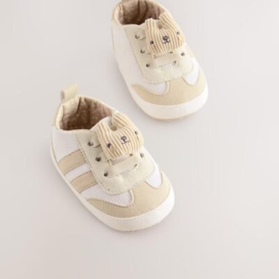 Neutral Bunny Baby Trainers