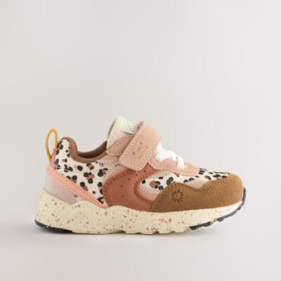 Neutral Animal Standard Fit (F) Elastic Lace Touch Fasten Trainers