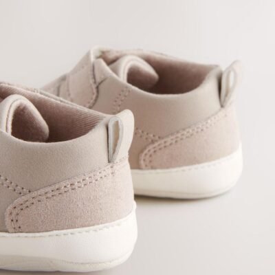 Neutral Two Strap Baby Trainers