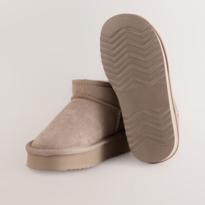 Mink Standard Fit (F) Flatform Mini Warm Lined Water Repellent Suede Pull-On Boots