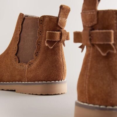Tan Brown Wide Fit (G) Chelsea Ankle Boots