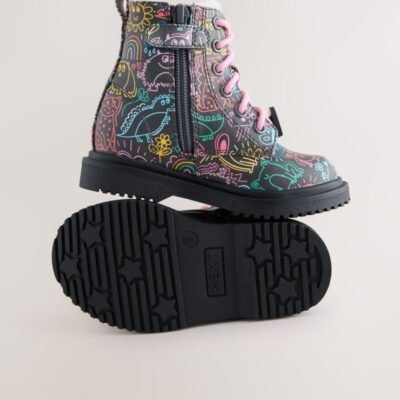 Multi Standard Fit (F) Lace-Up Ankle Boots