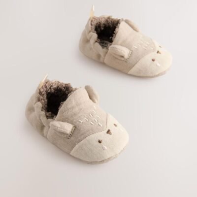 Neutral Baby Character Slip-On Shoes