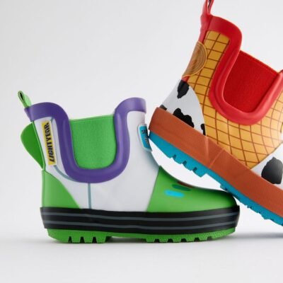 Ochre Yellow Toy Story Warm Lined Ankle Wellies