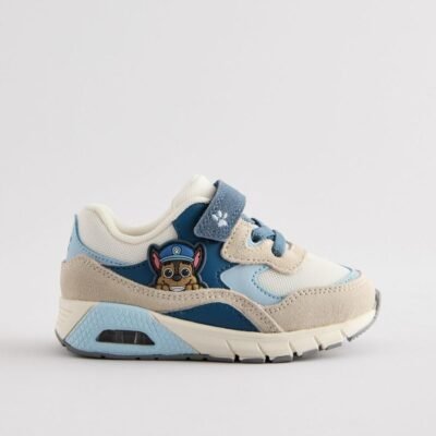 Blue Paw Patrol Elastic Lace Trainers