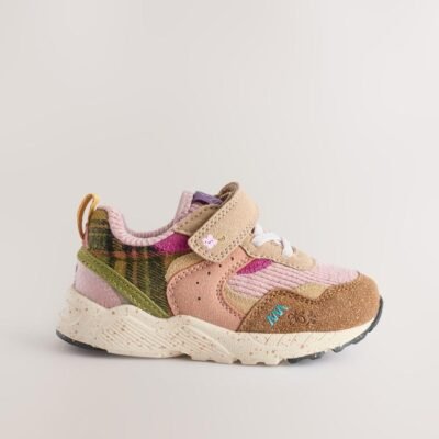 Multi Standard Fit (F) Elastic Lace Touch Fasten Trainers