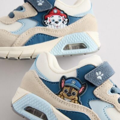Blue Paw Patrol Elastic Lace Trainers